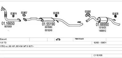 Система выпуска ОГ MTS купить