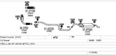 Система выпуска ОГ MTS купить