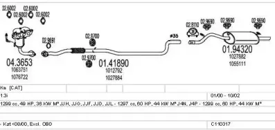 Система выпуска ОГ MTS купить