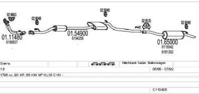 Система выпуска ОГ MTS купить