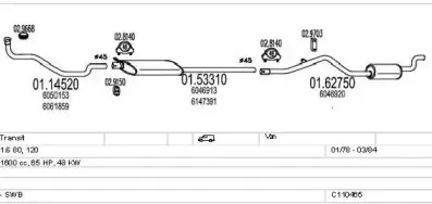 Система выпуска ОГ MTS купить