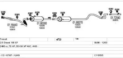Система выпуска ОГ MTS купить