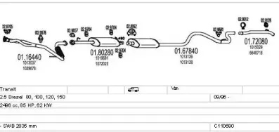 Система выпуска ОГ MTS купить