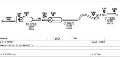 Система выпуска ОГ MTS купить