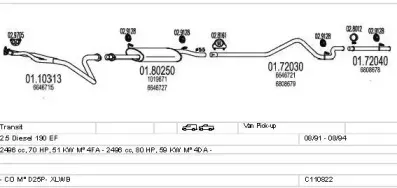 Система выпуска ОГ MTS купить