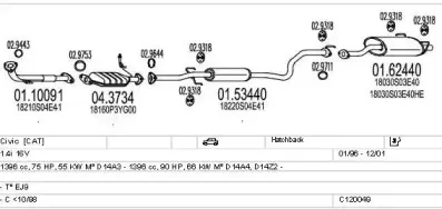Система выпуска ОГ MTS купить