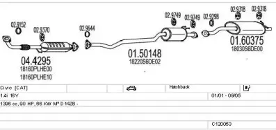 Система выпуска ОГ MTS купить