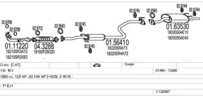 Система выпуска ОГ MTS купить