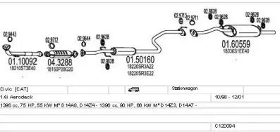 Система выпуска ОГ MTS купить