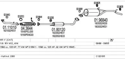 Система выпуска ОГ MTS купить