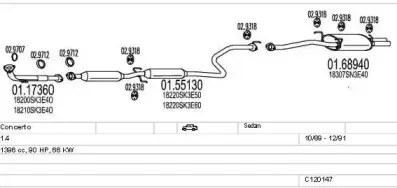 Система выпуска ОГ MTS купить