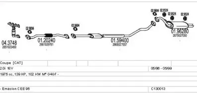Система выпуска ОГ MTS купить