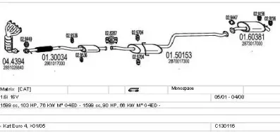Система выпуска ОГ MTS купить