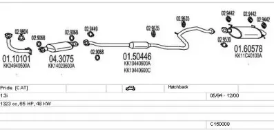 Система выпуска ОГ MTS купить