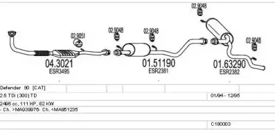 Система выпуска ОГ MTS купить