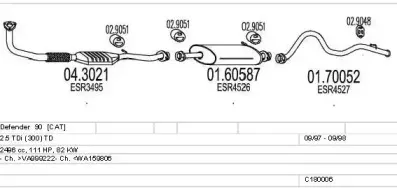 Система выпуска ОГ MTS купить