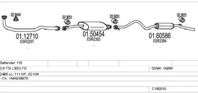 Система выпуска ОГ MTS купить