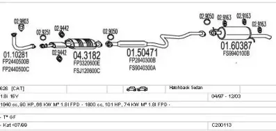 Система выпуска ОГ MTS купить