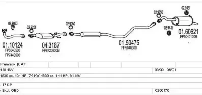 Система выпуска ОГ MTS купить