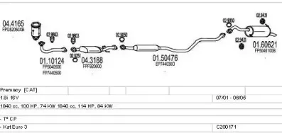 Система выпуска ОГ MTS купить