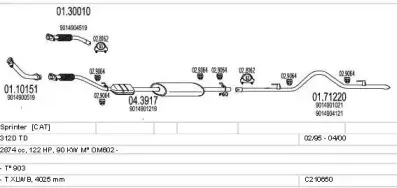 Система выпуска ОГ MTS купить
