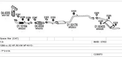 Система выпуска ОГ MTS купить