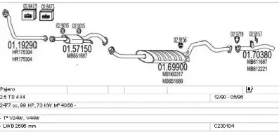 Система выпуска ОГ MTS купить