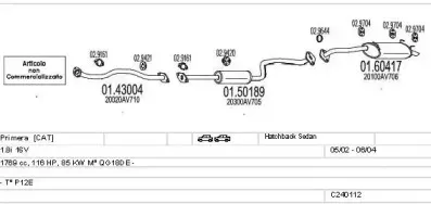 Система выпуска ОГ MTS купить