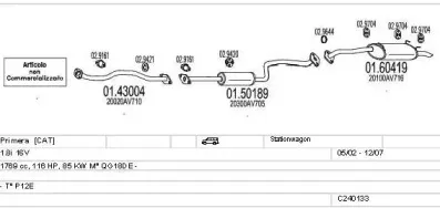 Система выпуска ОГ MTS купить