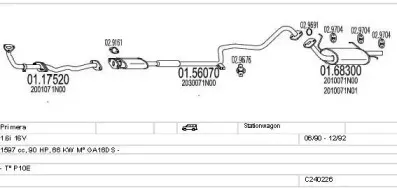 Система выпуска ОГ MTS купить