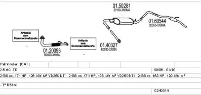 Система выпуска ОГ MTS купить