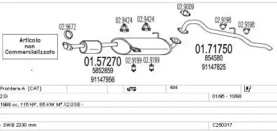 Система выпуска ОГ MTS купить