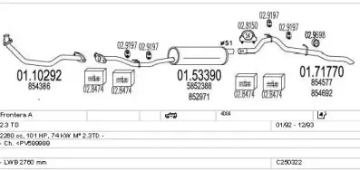 Система выпуска ОГ MTS купить