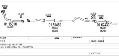 Система выпуска ОГ MTS купить