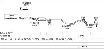Система выпуска ОГ MTS купить