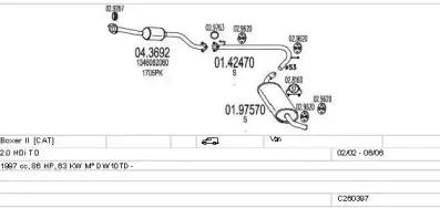 Система выпуска ОГ MTS купить