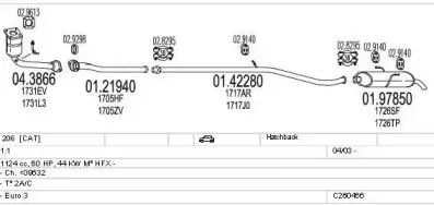 Система выпуска ОГ MTS купить