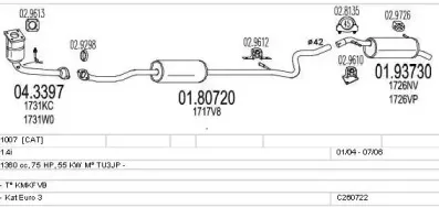 Система выпуска ОГ MTS купить