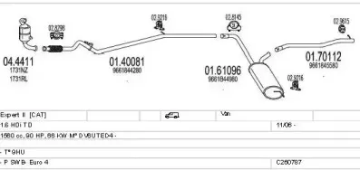 Система выпуска ОГ MTS купить