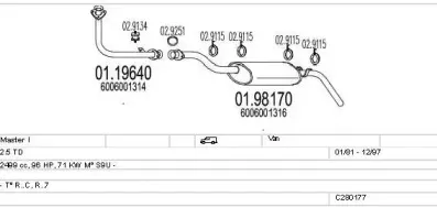 Система выпуска ОГ MTS купить
