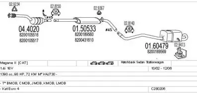 Система выпуска ОГ MTS купить