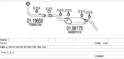 Система выпуска ОГ MTS купить
