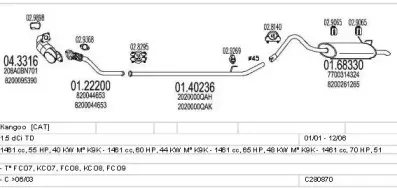 Система выпуска ОГ MTS купить