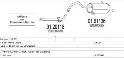 Система выпуска ОГ MTS купить
