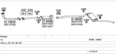 Система выпуска ОГ MTS купить