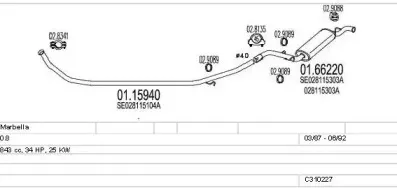 Система выпуска ОГ MTS купить