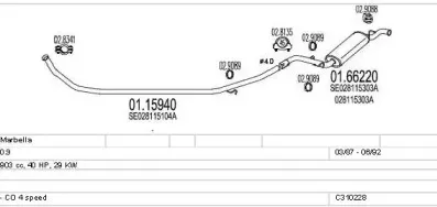Система выпуска ОГ MTS купить