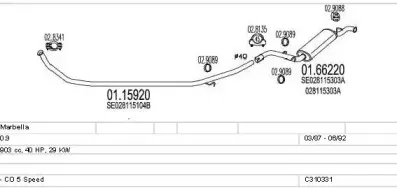 Система выпуска ОГ MTS купить