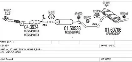 Система выпуска ОГ MTS купить