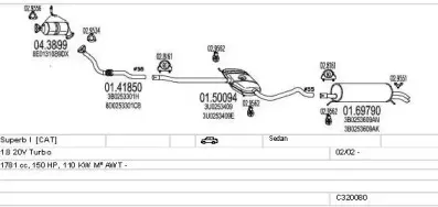 Система выпуска ОГ MTS купить